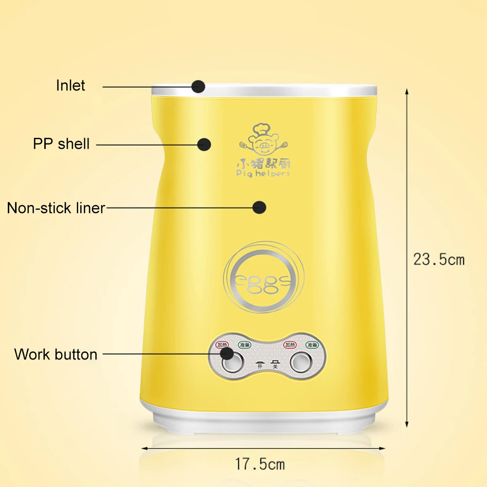 

280W Double Tube Automatic Egg Roller Machine DIY Egg Sausage Hot Dog Maker Household Automatic Rising Double Egg Roll Machine