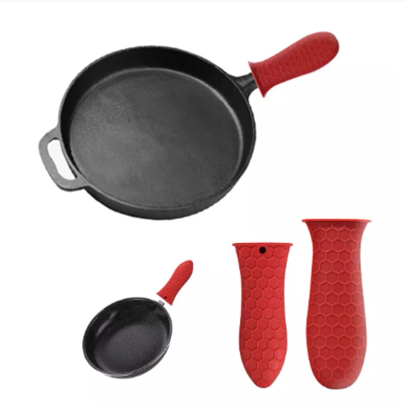 Нескользящая силиконовая ручка-держатель посуды Запчасти прихватка литого