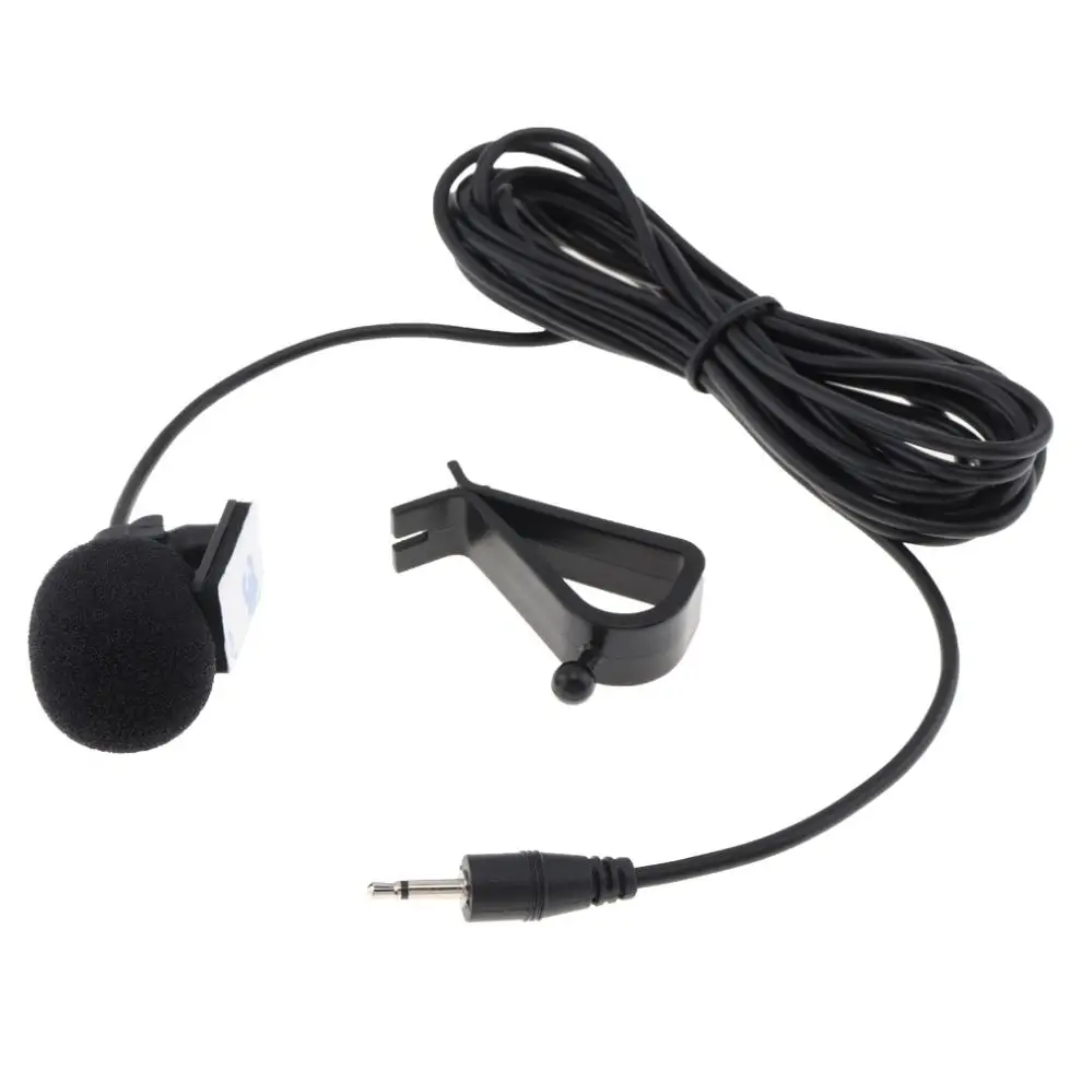 PVC Wired 3.5 mm Stereo Jack Mini 3m Car Microphone External Mic for PC DVD / GPS Player Radio Audio New | Электроника