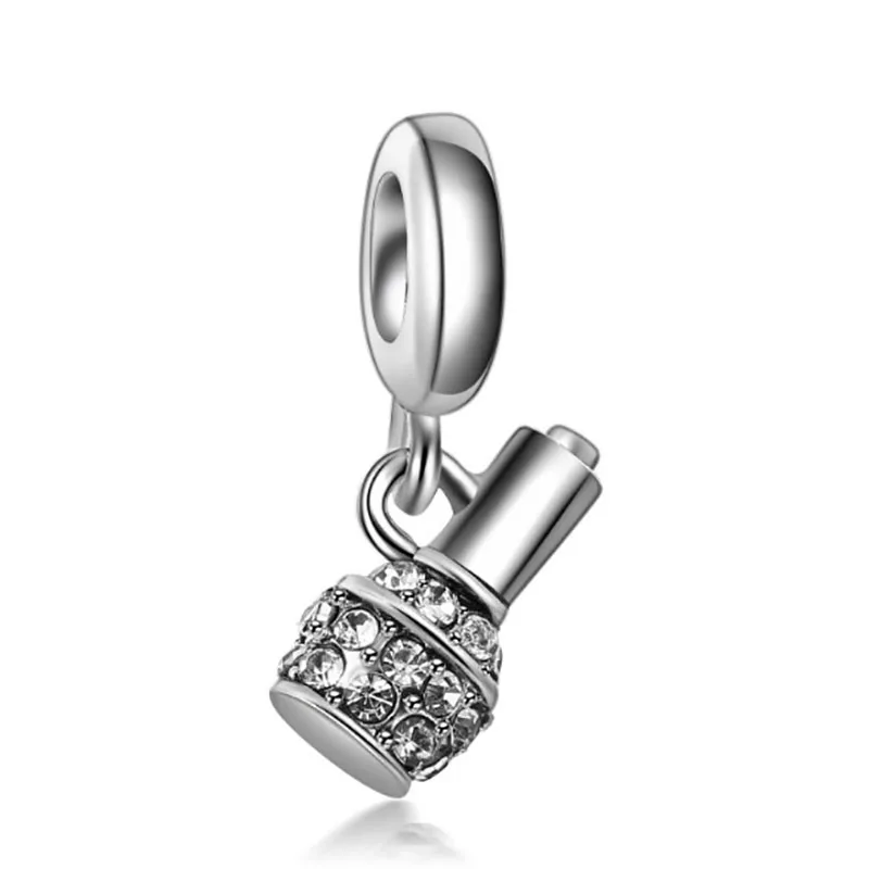 Fit Pandora браслет кристалл Духи талисманы принцесса Bijoux серебряные духи Mujer Originales