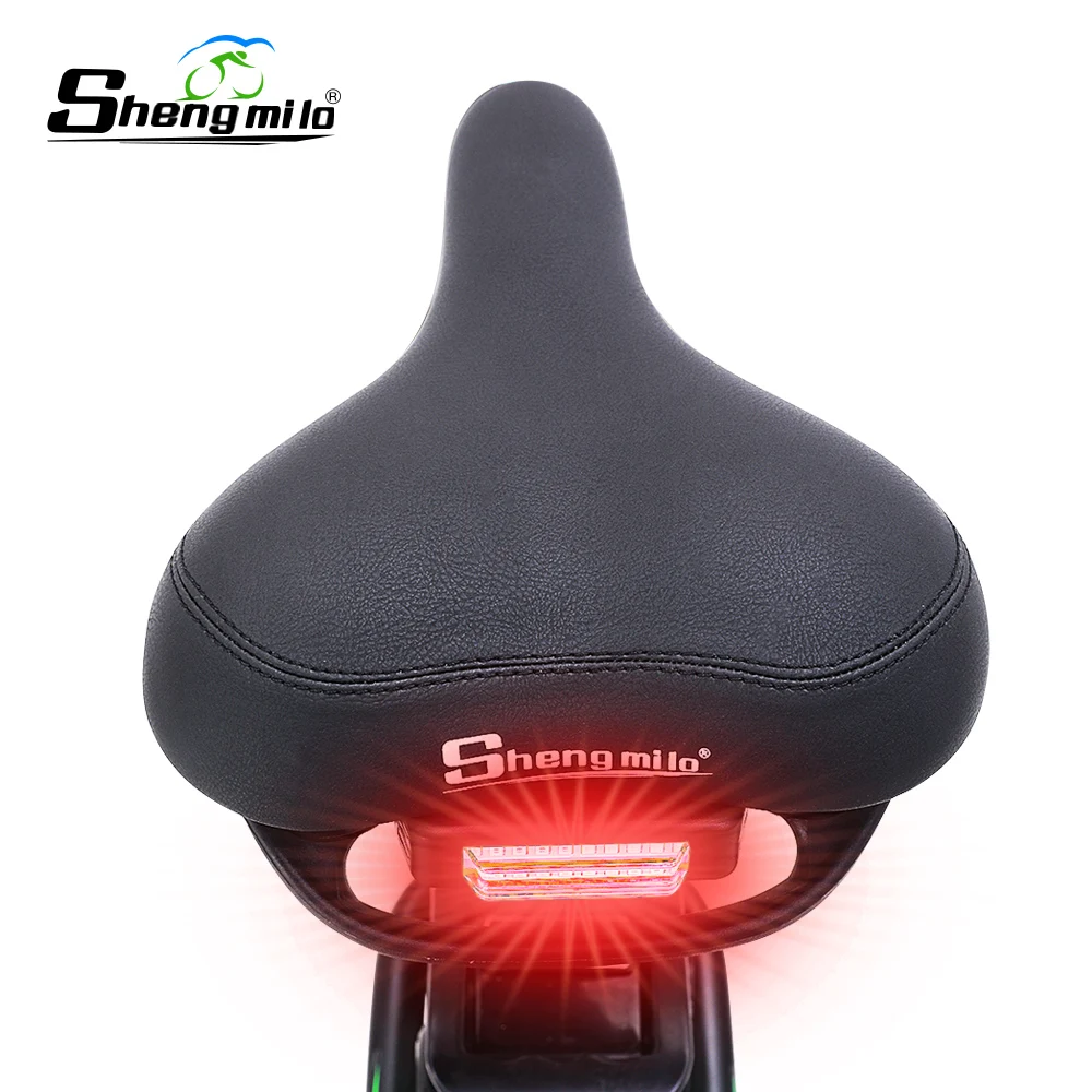 Shengmilo высокоэластичная подушка для велосипедного сиденья кожаная мягкая