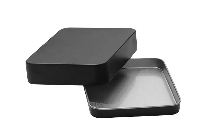 Бесплатная доставка черная прямоугольная Мятная декоративная коробка для