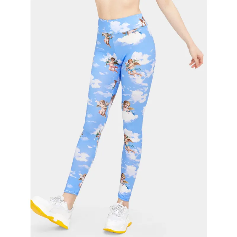 

2021Spring Summer New Sexy Tight Sport Leggings Push Up Fashion Slim Trousers Streetwear Plus Size Women Clothing Pants Female