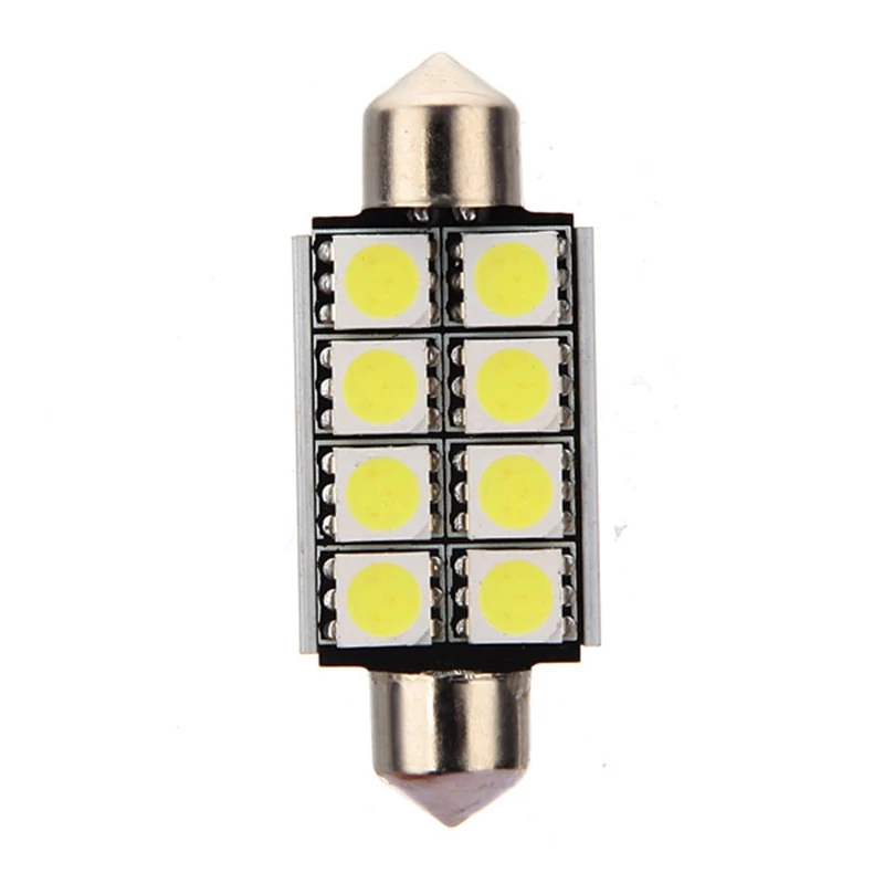 42 мм 8 SMD 5050 LED CANBUS безотказный номерной знак чисто белый свет лампа для чтения
