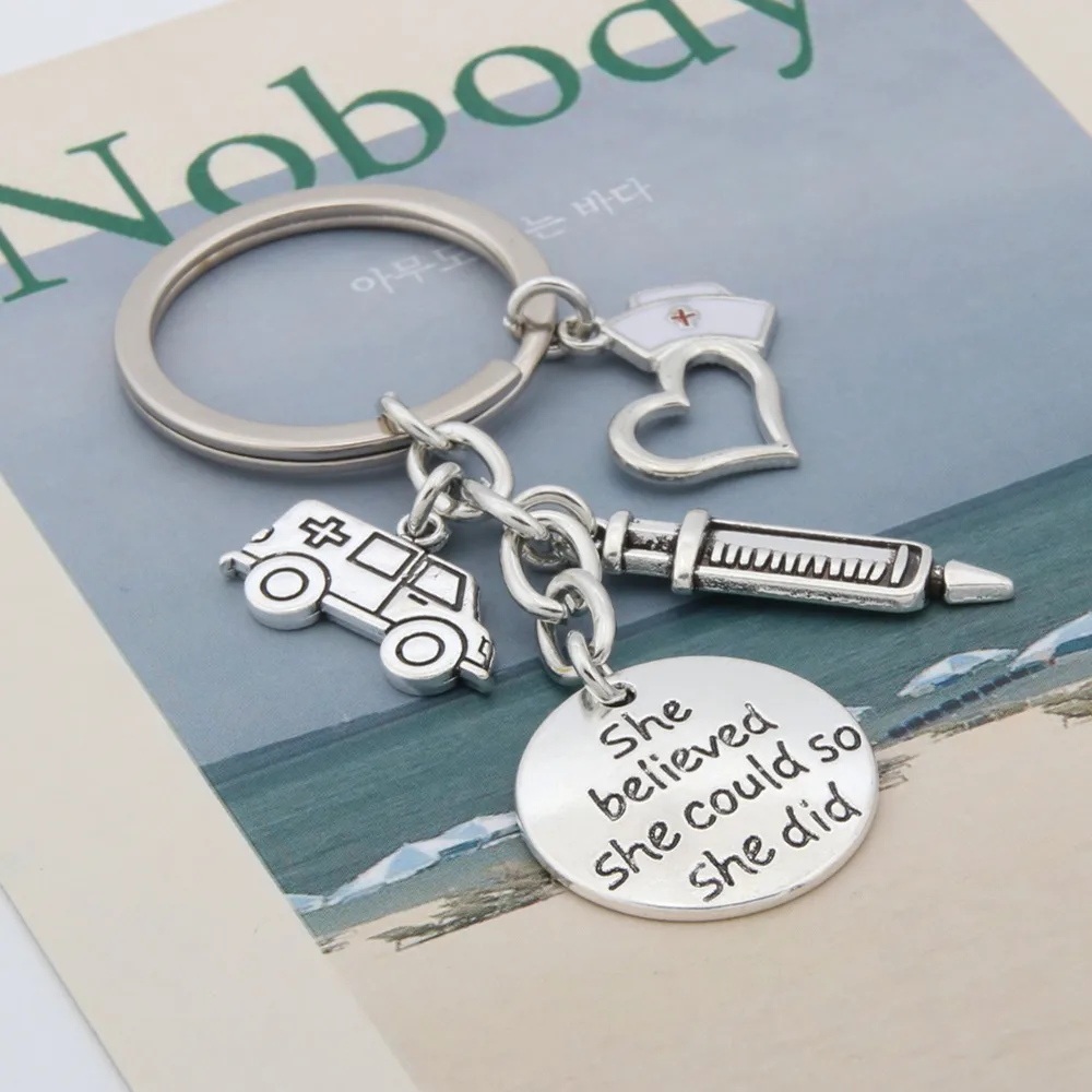 Медицинский брелок для экстренной помощи 1 шт. стетоскоп медсестры подарок на