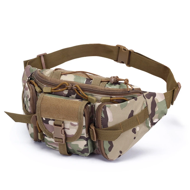 

Outdoor Sports Tactical Men Waist Pack Hiking Waist Bag Outdoor Army Military Hunting Sports Bags Climbing Camping Army Fan Bags