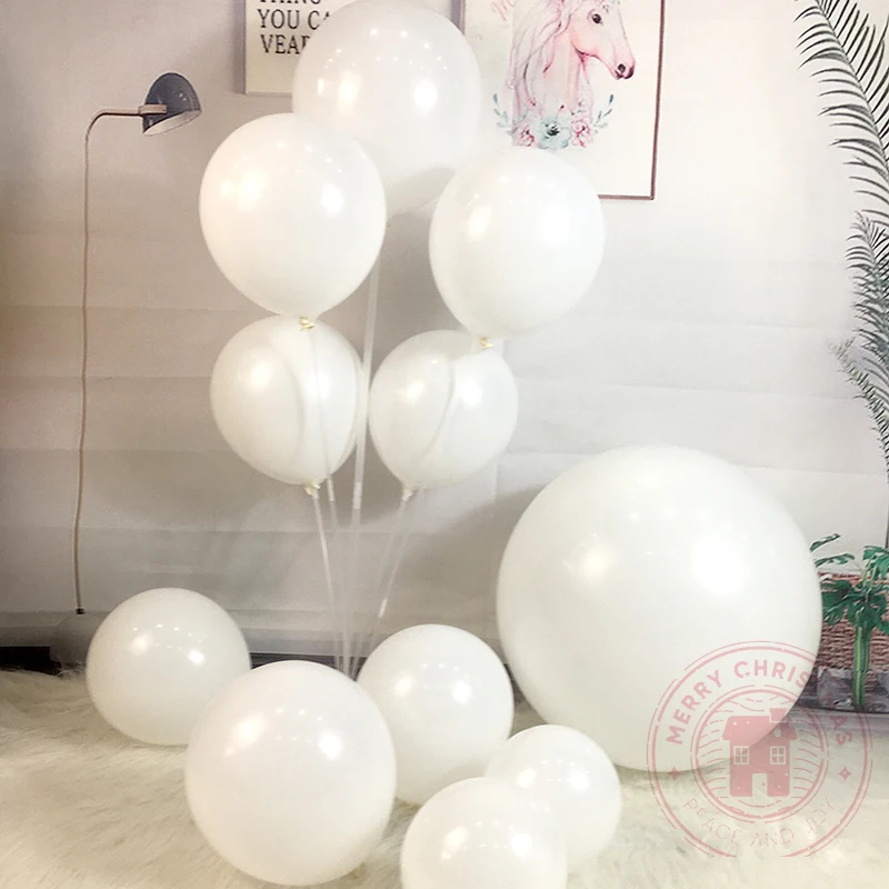 Белый Макарон на день рождения воздушные шары гирлянда арочный комплект