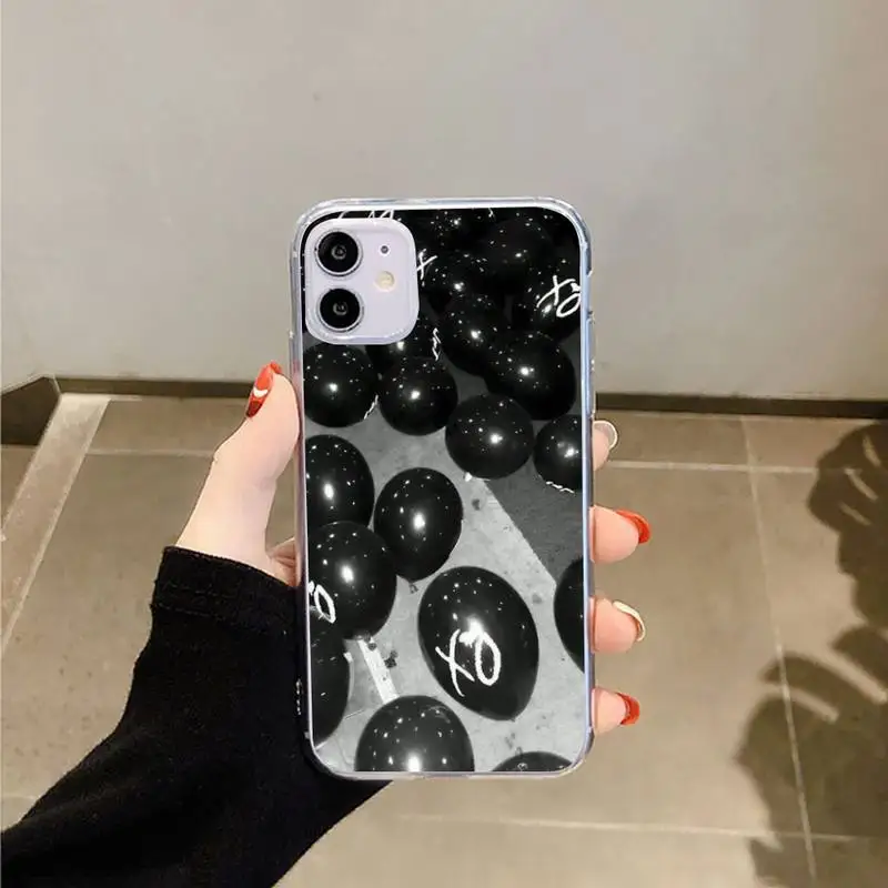 

The weeknd America rapper Phone Case Transparent for iPhone 6 7 8 11 12 s mini pro X XS XR MAX Plus