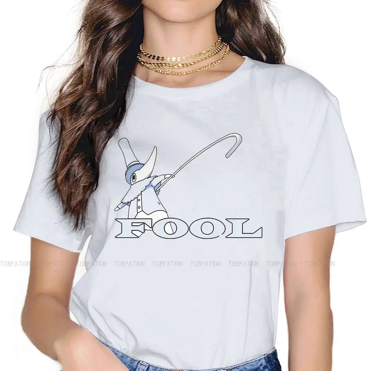 

FOOL Essential Women Tshirts Soul Eater Action Anime Aesthetic Vintage Female Clothing Oversized Cotton Graphic Clothes
