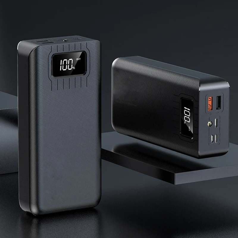 Быстрое зарядное устройство 30000 мАч TypeC Micro USB power Bank светодиодный портативный внешний аккумулятор для Xiaomi huawei Iphone power bank