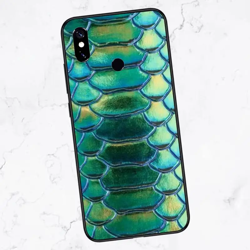 

Snake Skin Phone Case For Xiaomi Redmi 7 8 9t a3Pro 9se k20 mi8 max3 lite 9 note 9s 10 pro