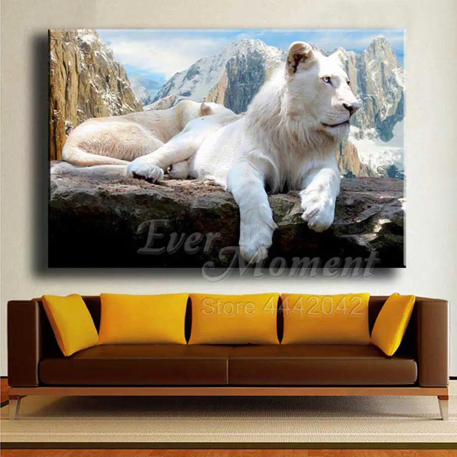 Когда либо в настоящий момент полная квадратная дрель Алмазная картина льва