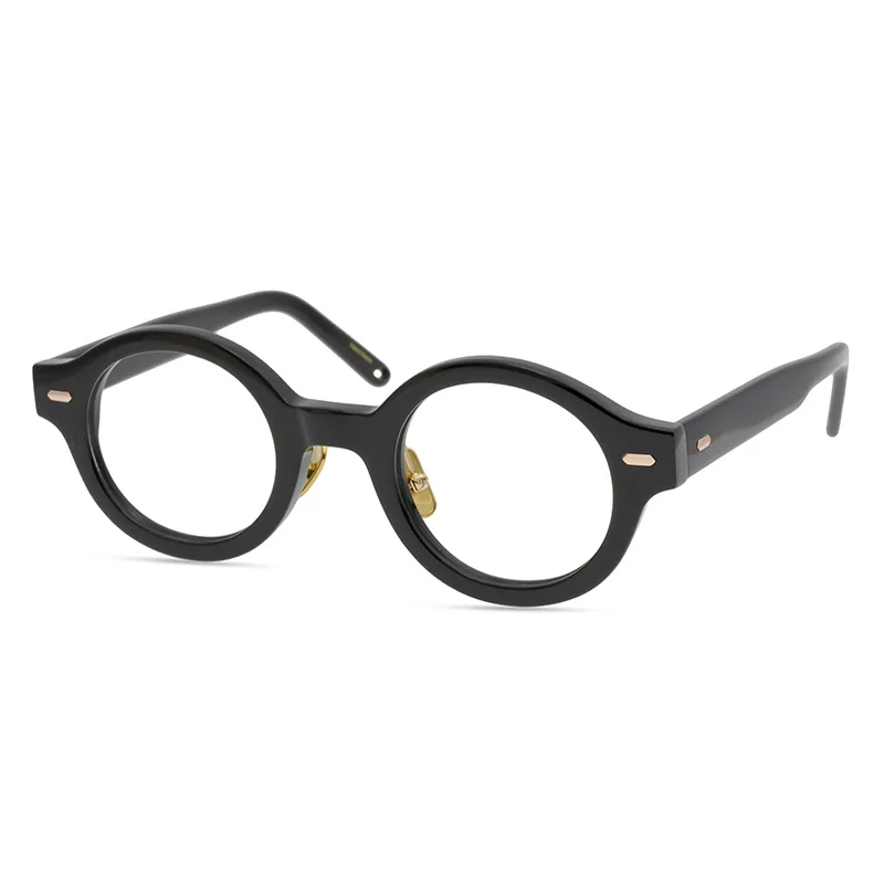 

Acetate Vintage Round Glasses Frame Men Retro Eyeglasses Women Optical Myopia Prescription Spectacle Frames Clear Eyewear Oculos