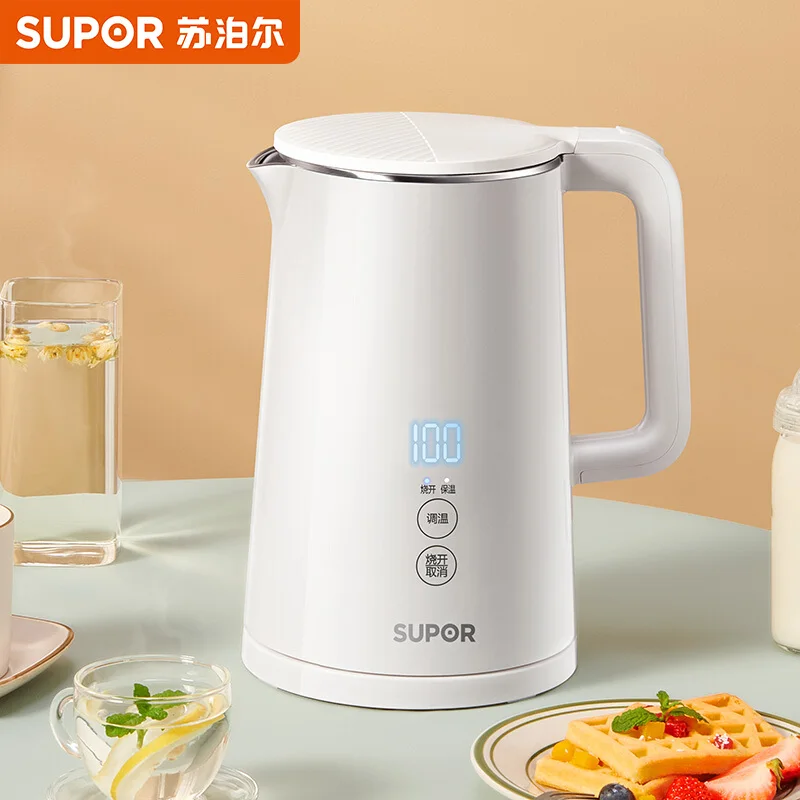 

Электрочайник из нержавеющей стали SUPOR, бесшовный, 220 В