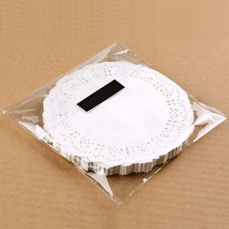 100 шт. белые кружевные круглые подушечки для упаковки тортов Свадебные украшения