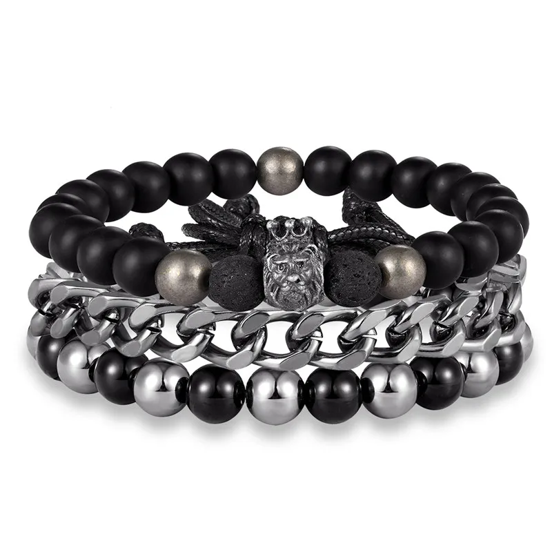 1 комплект 3 шт. плетеные кожаные браслеты для мужчин и женщин винтажные