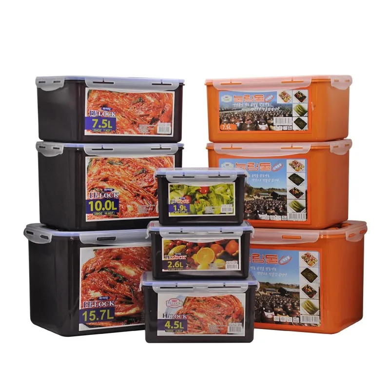 Корейский контейнер для заварки капусты хранения свежих продуктов Kimchi