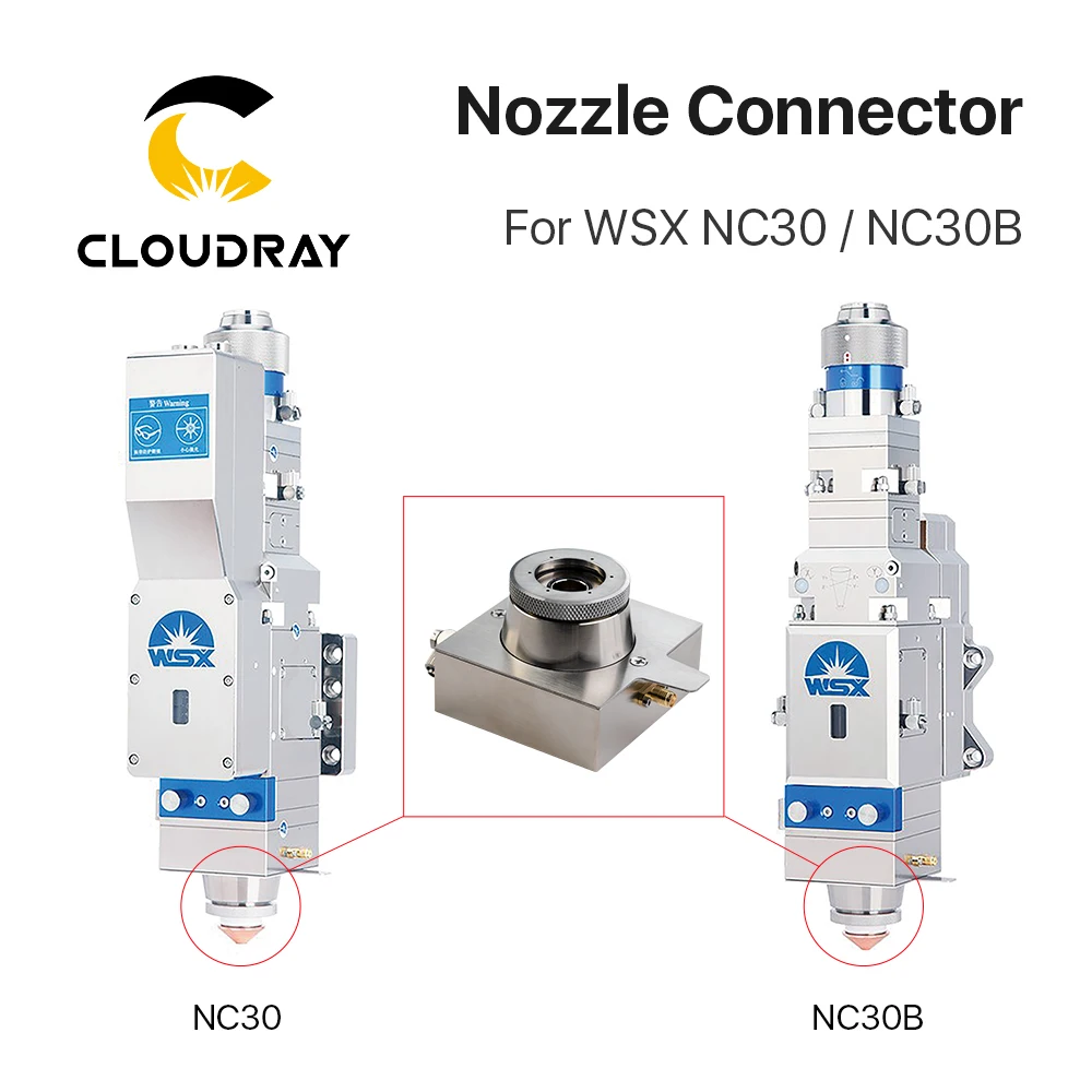 Коннектор сопла WSX Cloudray емкостный датчик керамический держатель для лазерной