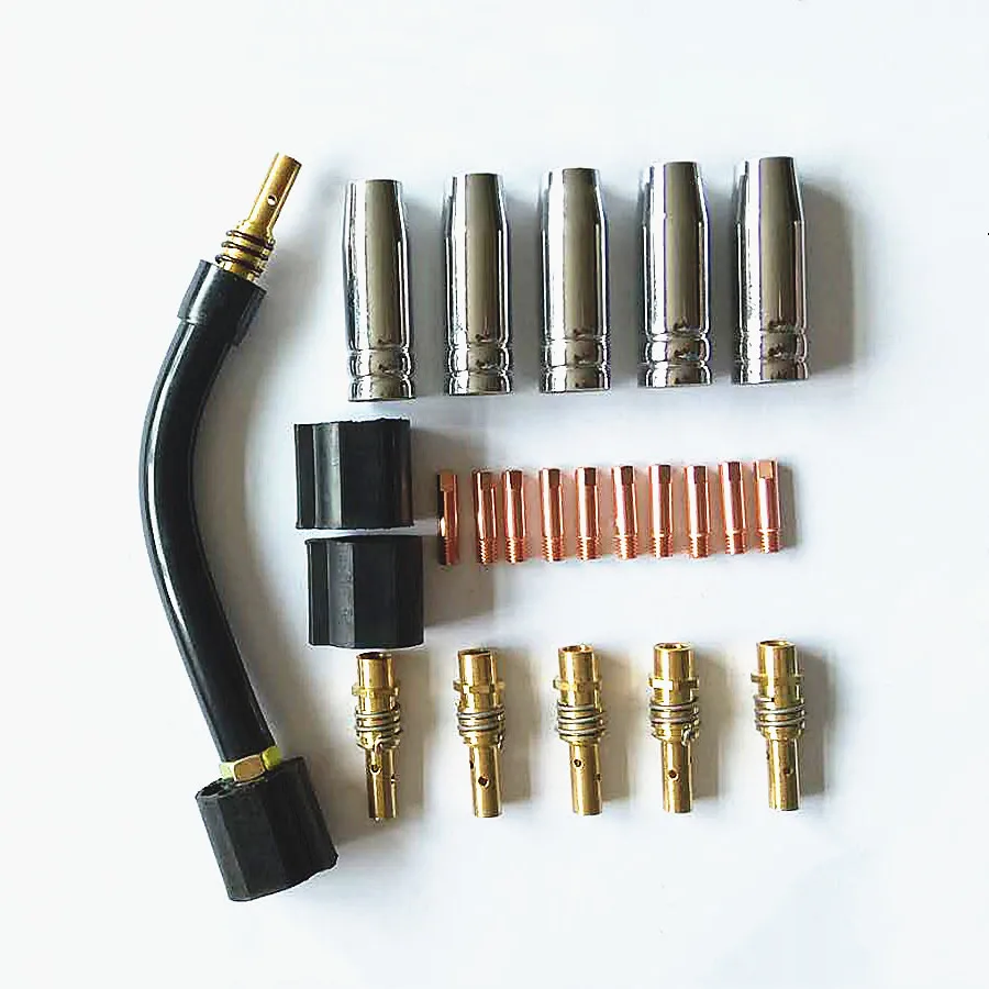 Сварочный пистолет ассистент Binzel 15ak насадка из красной меди латунный шатун