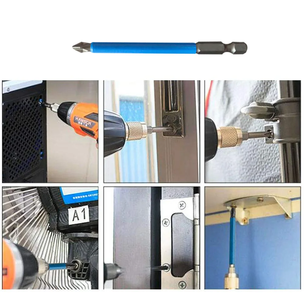 Электроинструменты Phillips/Cross Head PH2 1/4 дюйма электрические насадки с магнитным