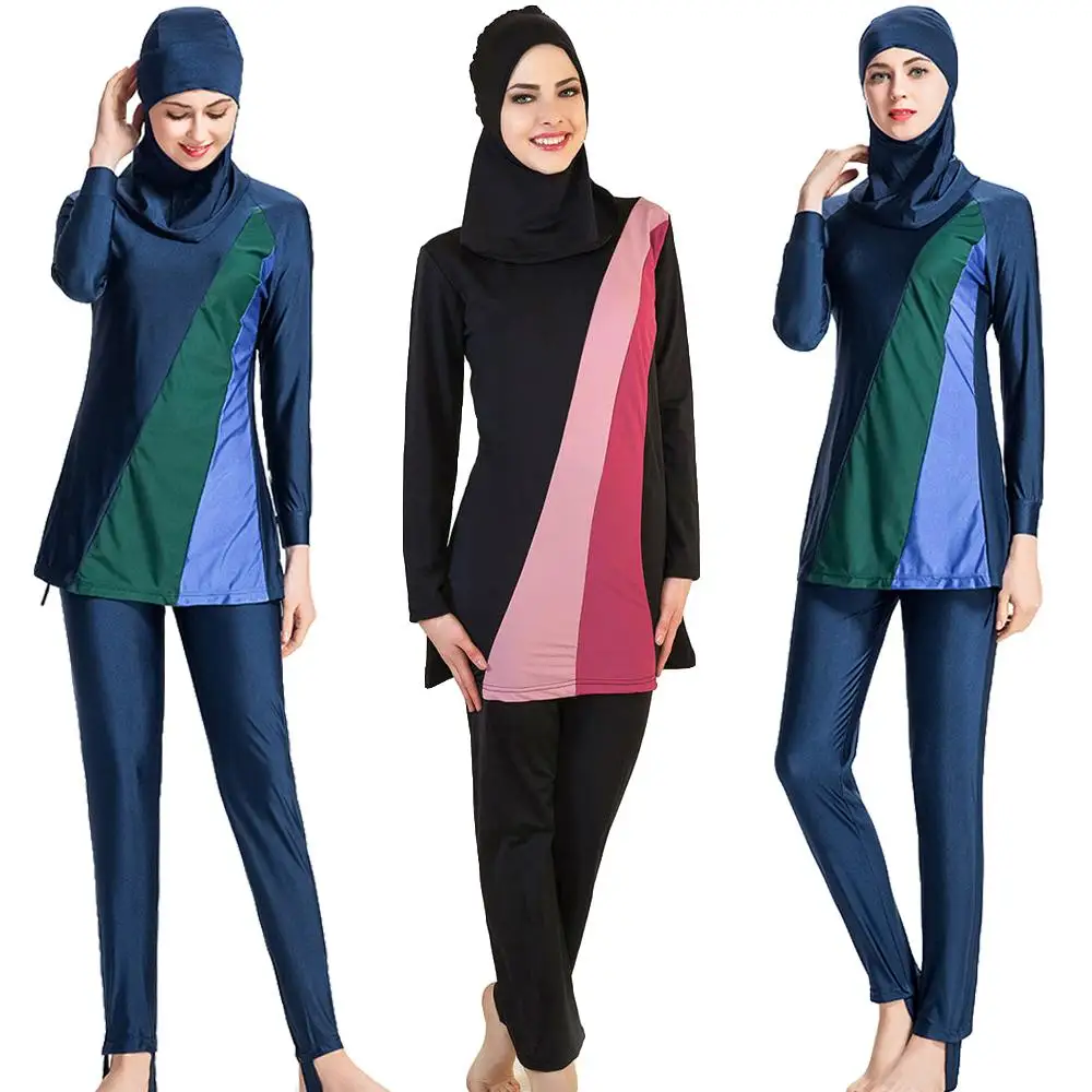 Мусульманский купальный костюм мусульманский с полным покрытием пляжная одежда