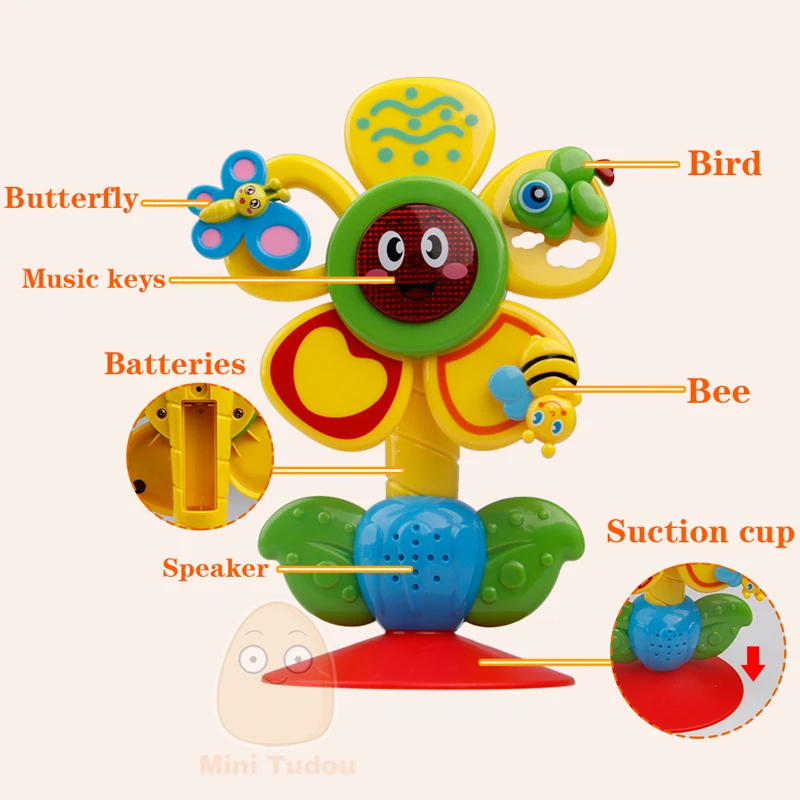 Игрушка погремушка Трехцветная для детей 0 12 месяцев|Интерактивные игрушки