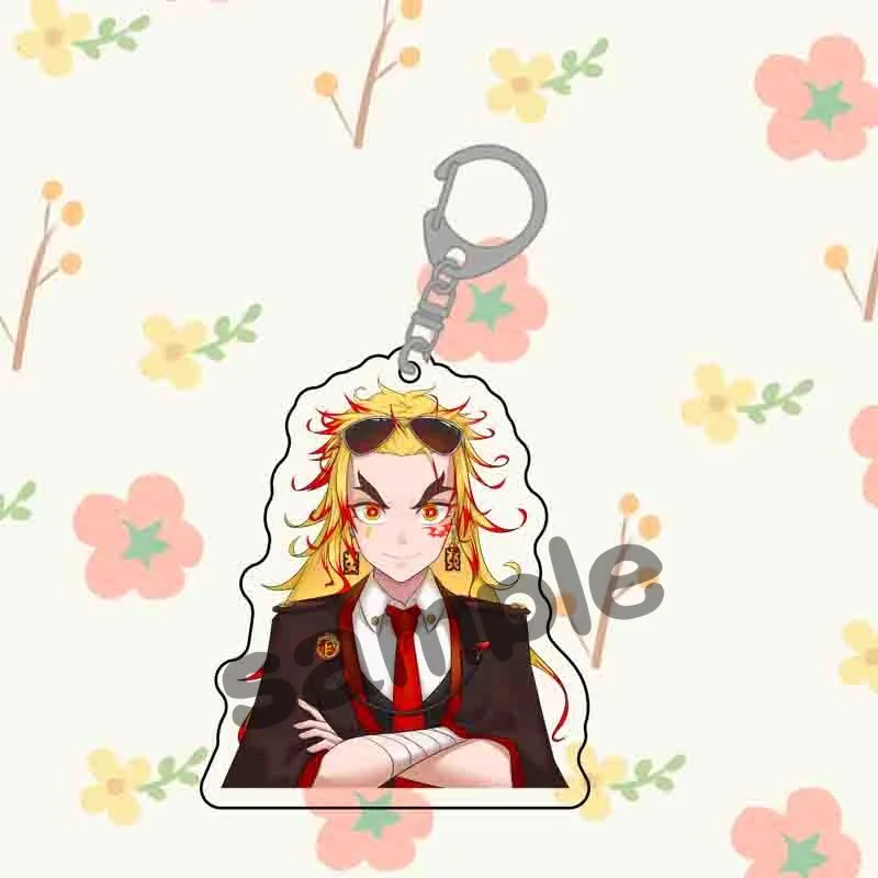 

Anime Demon Slayer Key Chain Kimetsu No Yaiba Special Edition Lovely Acrylic Keyring Wholesale Gifts For Men And Women Keychains