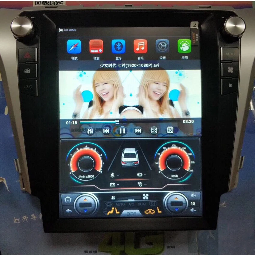 Tesla screen For Toyota Camry European version 2012~2017 Car Android Multimedia Player Radio stereo Audio GPS Navigation | Автомобили и