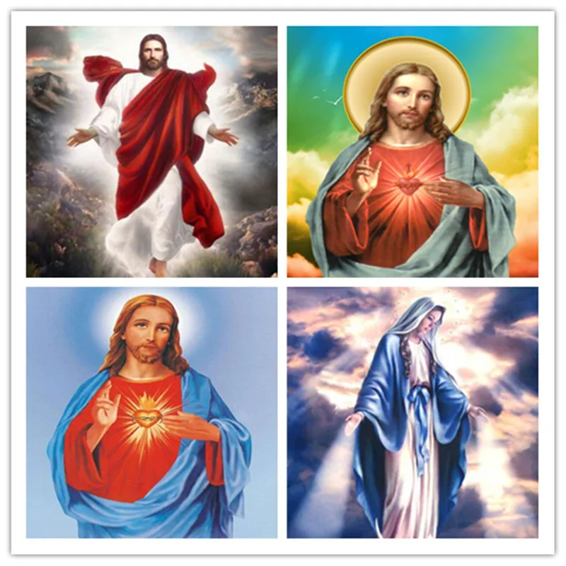 DIY Алмазная картина религиозный персонаж вышивка крестиком декорация украшения