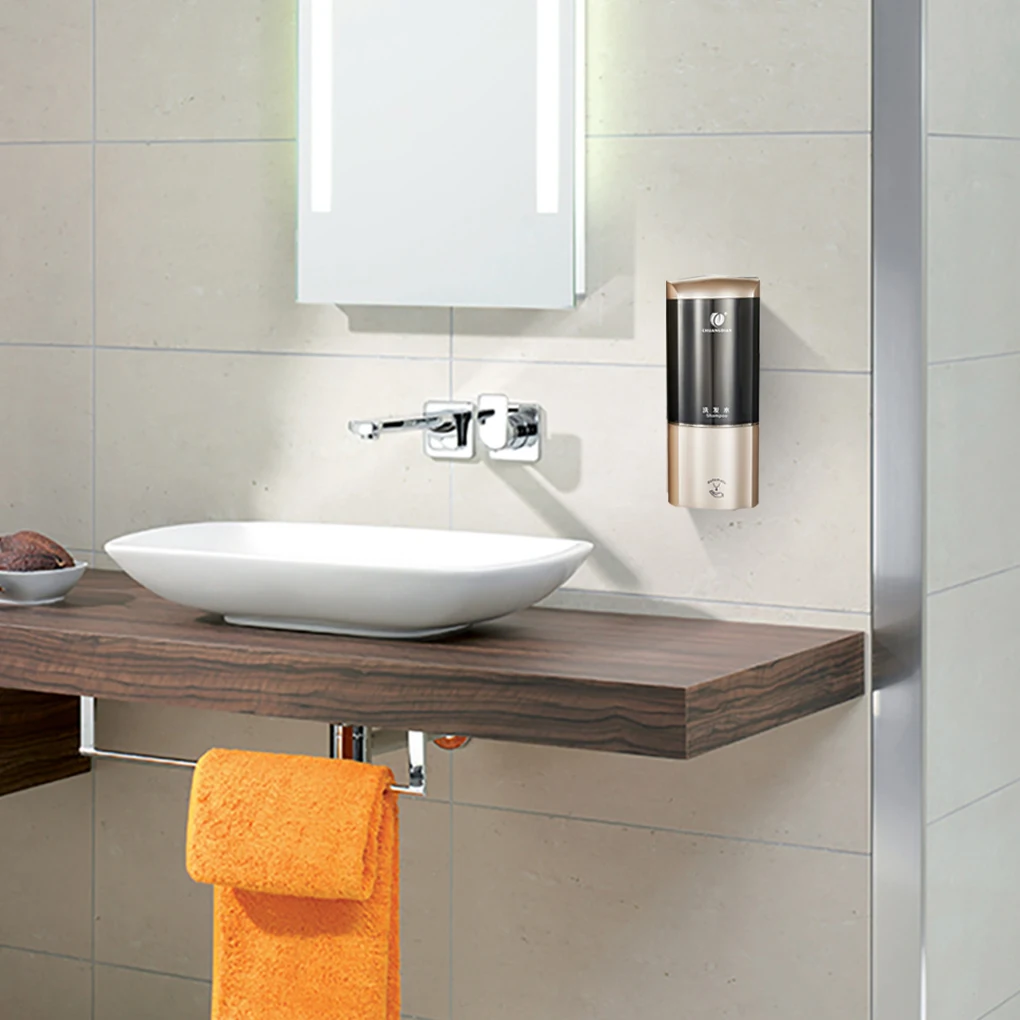 

Hotel Auto-Induction Free Punching Wall Mount Pump Foam Spray Lotion Drop Liquid Soap Container Dispenser Shampoo Box