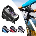 Велосипедная сумка, водонепроницаемая велосипедная сумка для сенсорного экрана, верхняя передняя рама, велосипедная сумка, Аксессуары для велосипеда дюйма