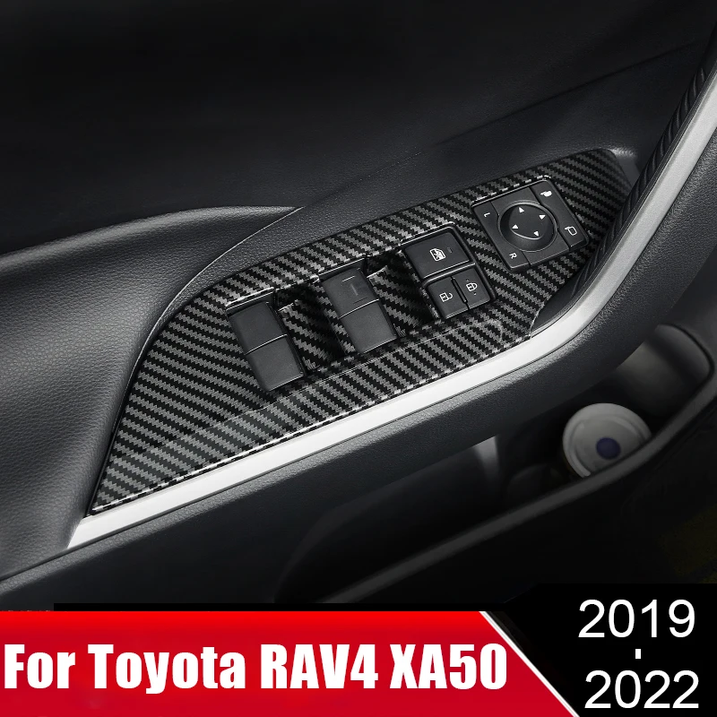 Для Toyota RAV4 RAV 4 XA50 2019-2021 2022 ABS панель подлокотника для автомобильной двери