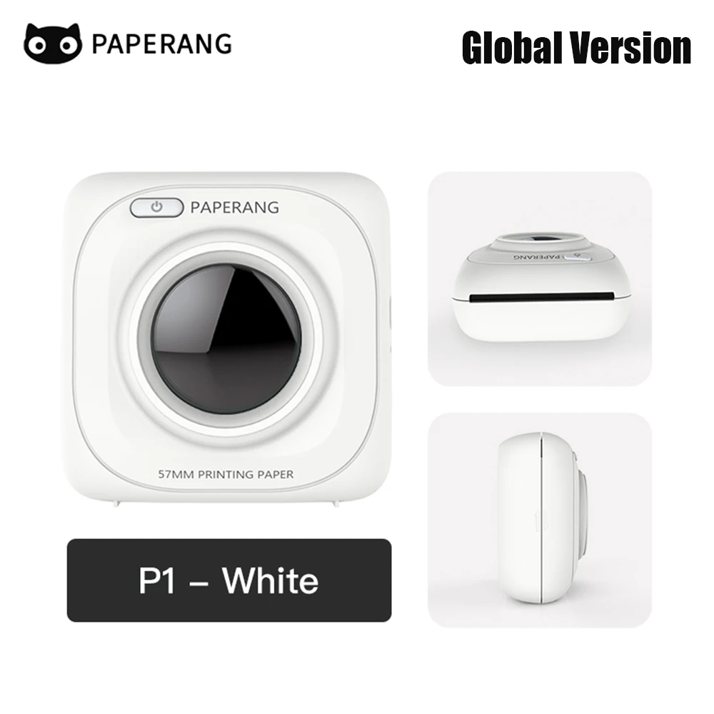 Глобальная версия Xiaomi PAPERANG P1 карманный мини фотопринтер BT4.0 телефонной связью