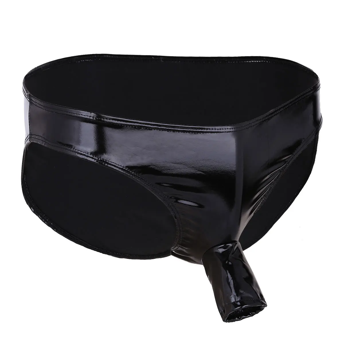 Горячее сексуальное черное мужское модное нижнее белье влажные Трусы из