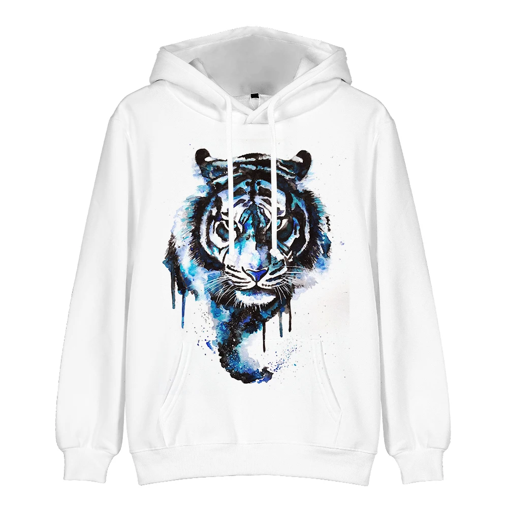 

Newest 3D Printed Tiger Hoodies Women/Men Fashion Long Sleeve Hooded Sweatshirt Casual Streetshirt Hip Hop Style Animal Clothes