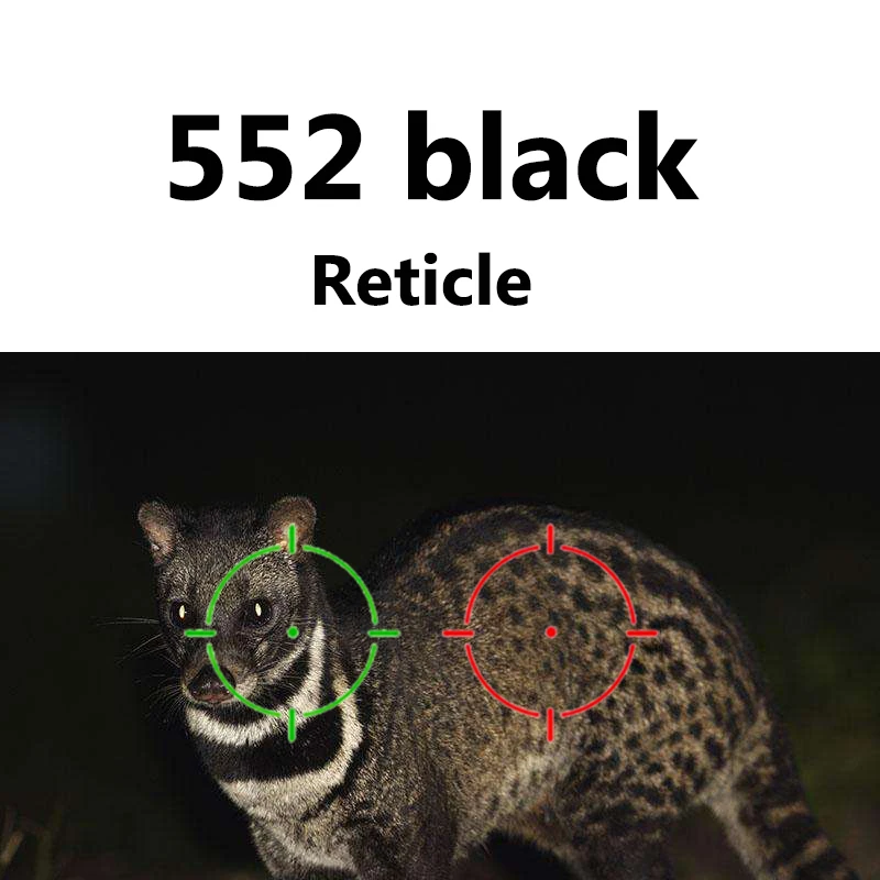 Голографическая 552 красная точка зрения 558 Коллиматорный прицел и зеленая
