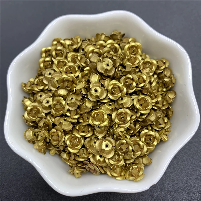 Алюминиевые шапочки для бусин в форме цветка 30 шт./лот 7 мм фурнитура изготовления