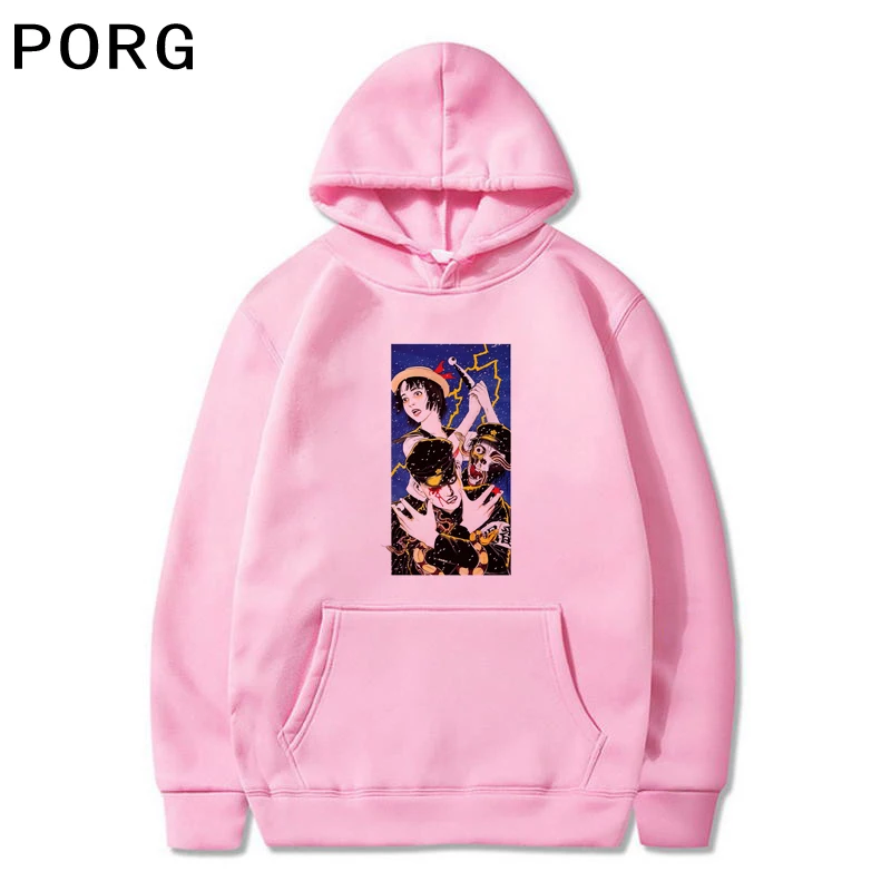 Junji Hoodie Harajuku Women Sweetshirts Hot Selling Women 90s Aesthetic Top 3d Plus Size Streetwear