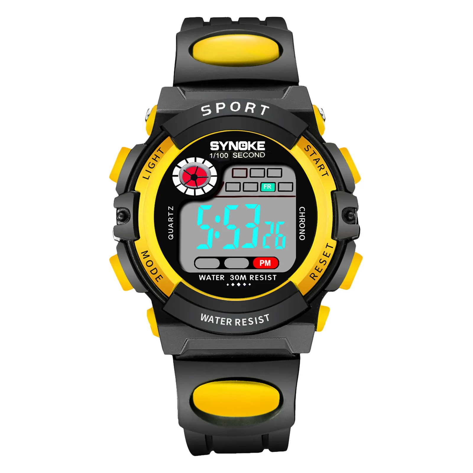 

Children's Sports Watch Waterproof Sports Leisure Quartz Silicon Band Luminous Zegarek Homens Relgios De Pulso Digitais