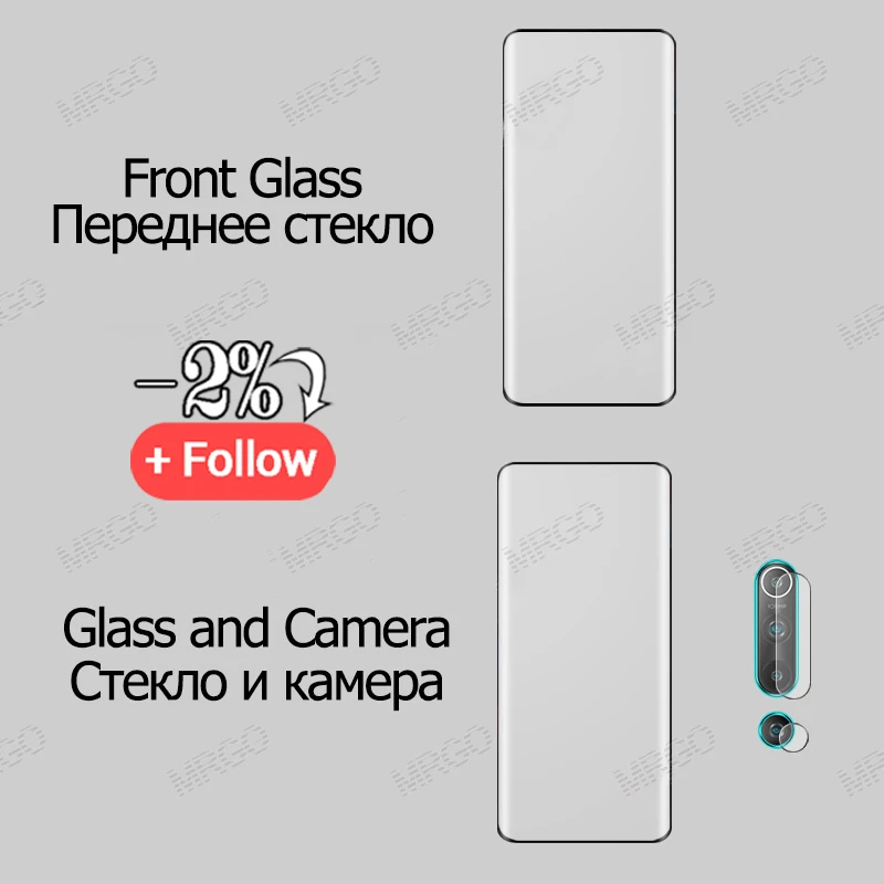 Закаленное стекло для Huawei P40 Pro P30 Lite защиты экрана P 30 P20 Plus Lite|Защитные стёкла и