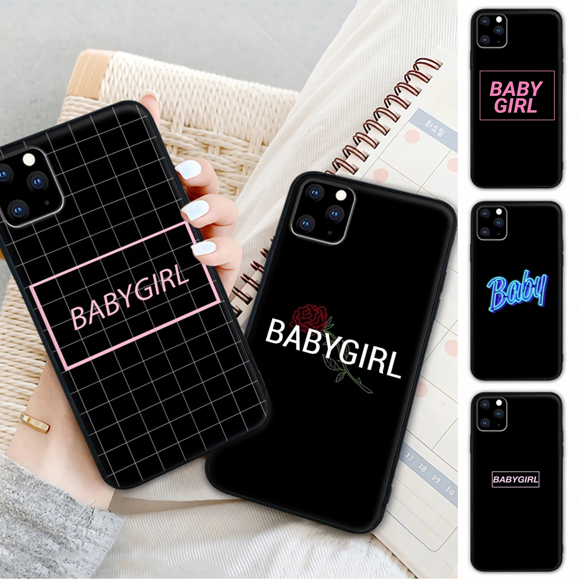 

Personalized Babygirl Cellphone Case For Huawei P40 P30 P20 Pro P 10 P9 Lite 2016 2017 P Smart 2019 2020 Cover