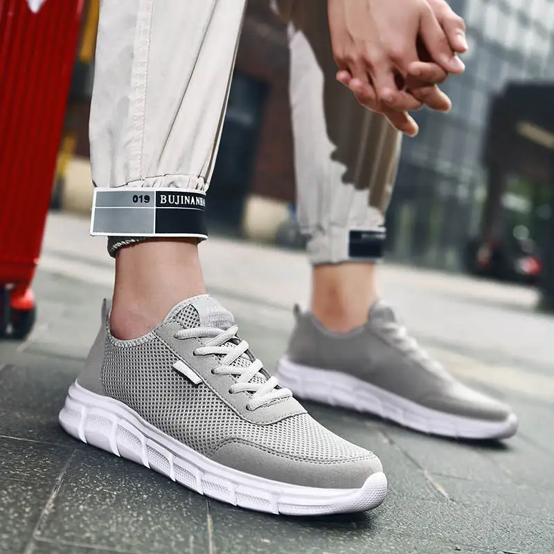

34-50 Running Shoes Husband Durable Outsole Men's White Sports Shoes High Soles Sneakers Man Sport Buy Sport Shoes Shuz Tennis