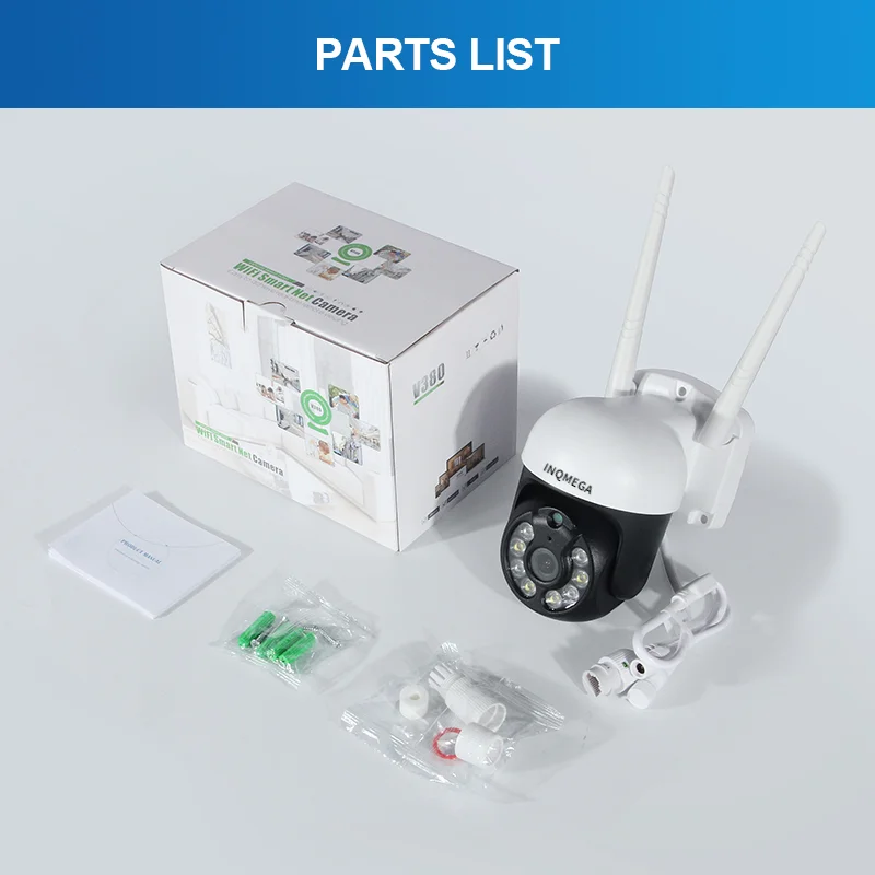 Мини камера видеонаблюдения INQMEGA 2 МП 4 кратный зум Wi Fi|Камеры видеонаблюдения| |