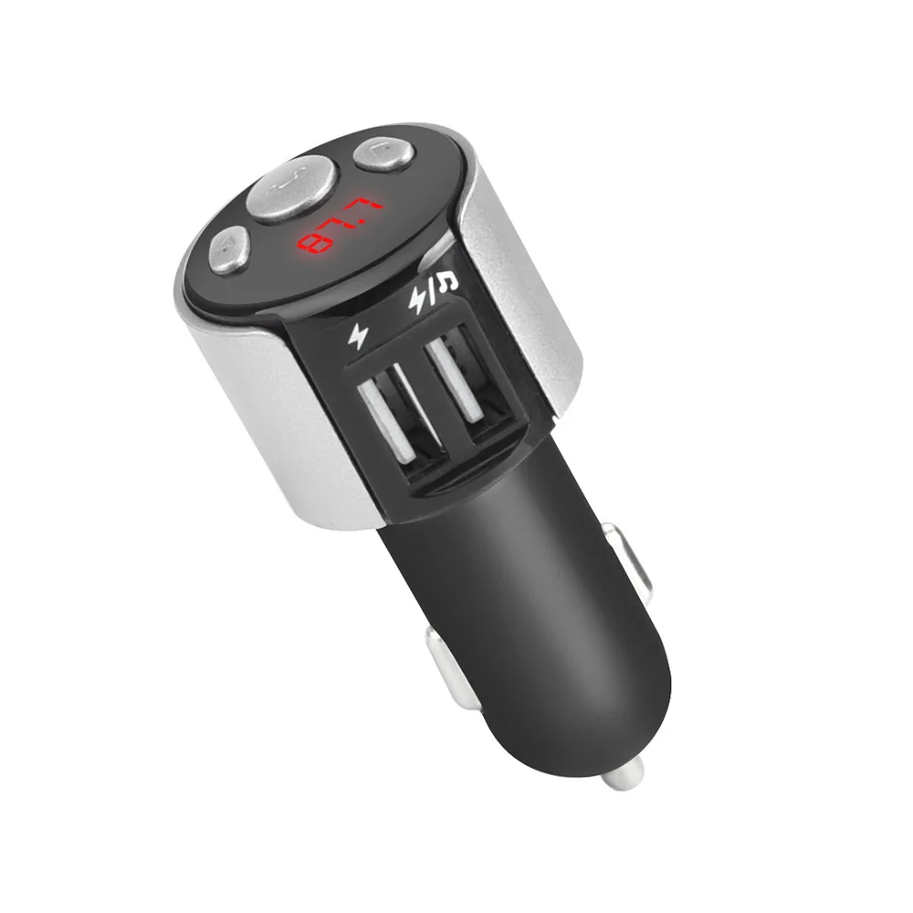 Автомобильный Bluetooth fm-передатчик Беспроводной Громкая связь приемник авто светодиодный MP3-плеер 2.5A двойной USB быстрый автомобиль аксессуары