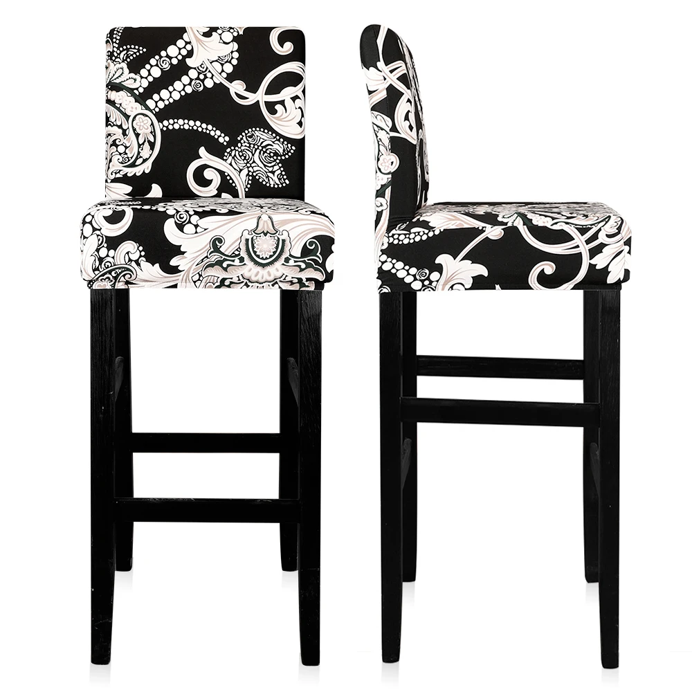 Чехол для барного стула 24 цвета с принтом | Дом и сад