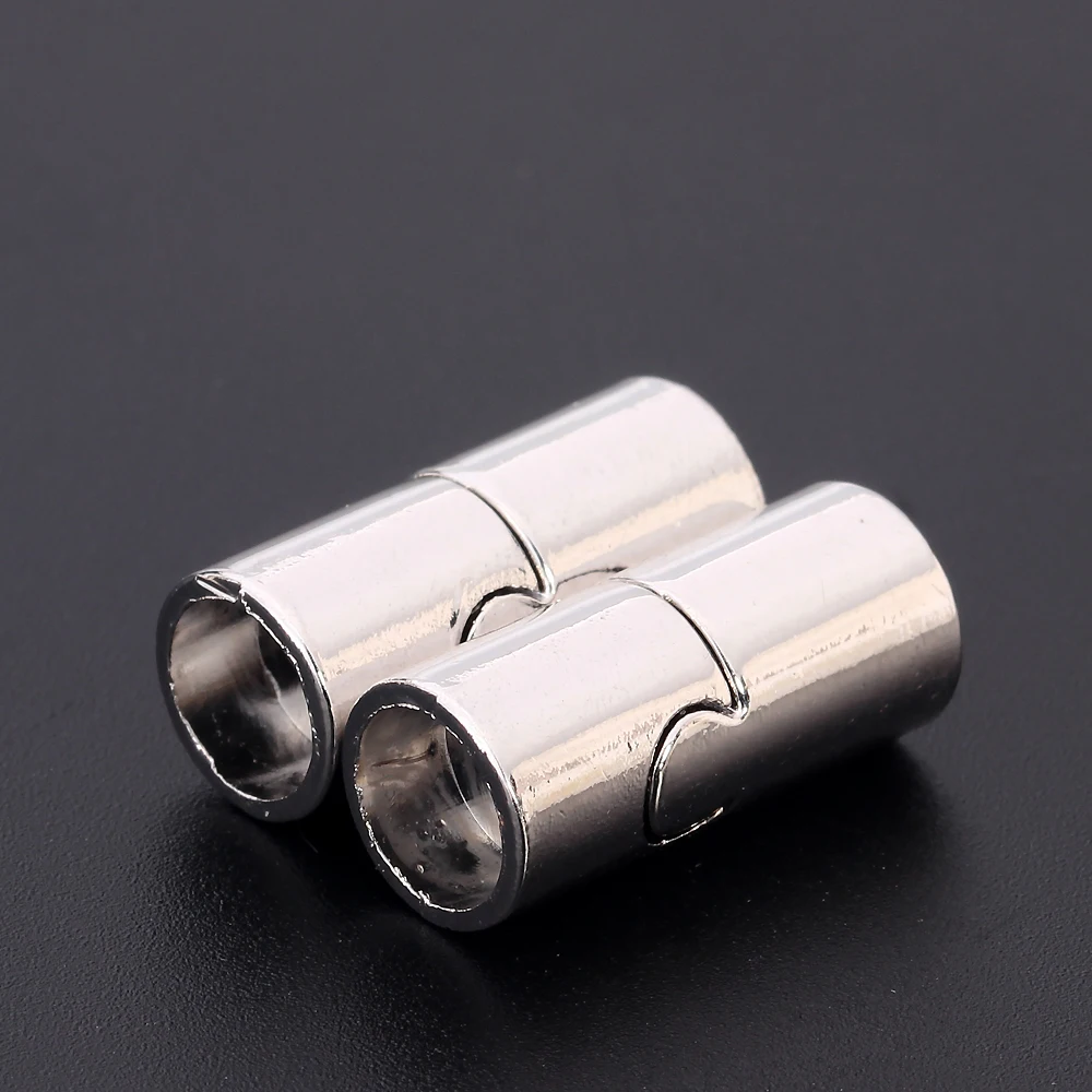 

Ciseng 10pc/lot 7MM Hole Rhodium /Gold Strong Magnetic Clasps Jewelry Connectors DIY Crystal Bracelet Jewelry Fittings