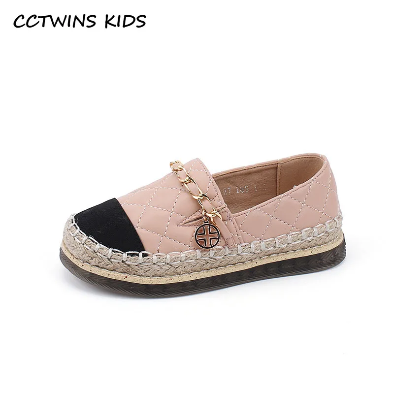 

Kids Flats 2021 Spring Autumn Girls Fashion Brand Leisure Solf sole Children Princess Moccasin Loafers Slip-on Black Shoes 26-37