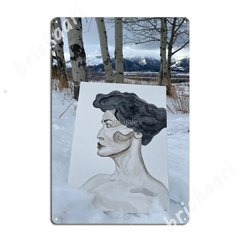 Ледяная принцесса металлические знаки плакаты дизайн паба домашние жестяные