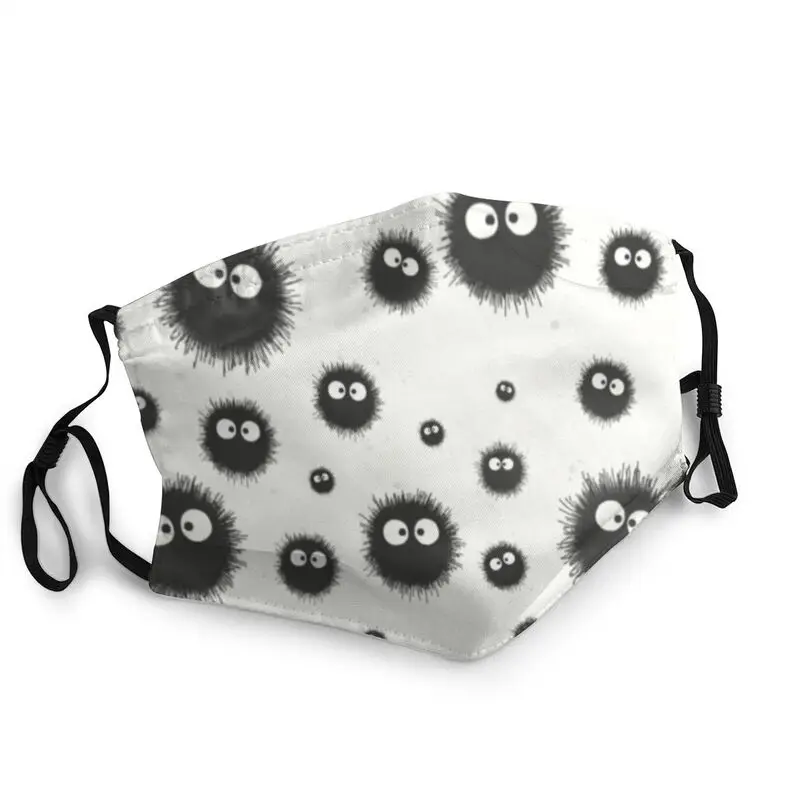 

Смуглых Тоторо Soot Sprites моющиеся Для мужчин Ghibli сосед Тоторо лицо маска против пыли Защитная крышка респиратор Рот-муфельная печь