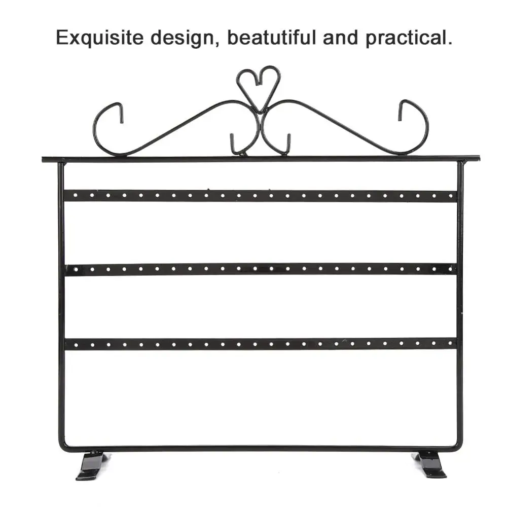 3 уровня 72 Отверстия Висячие ювелирные изделия стенды серьги ожерелье браслет